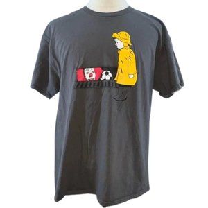 IT Pennywise and Georgie Soccer WhoAreYa Dark Gray Shirt